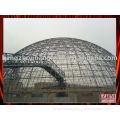 Per-fabricated Structural Steel Arched Roofing Stadium